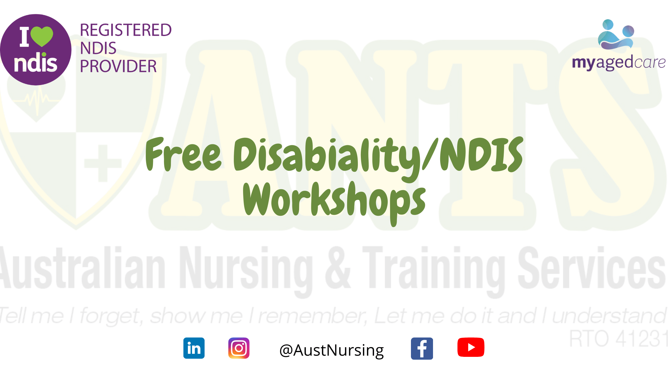 Free Disability/NDIS Workshops