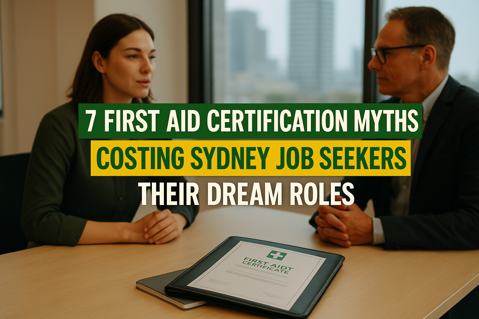 7 First Aid Certification Myths Costing Sydney Job Seekers Their Dream Roles
